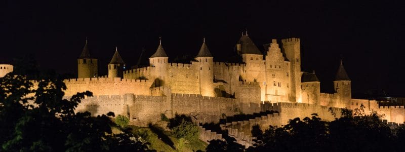 Carcassonne at Night